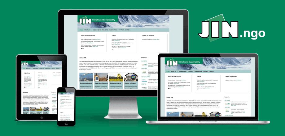 JIN website responsive